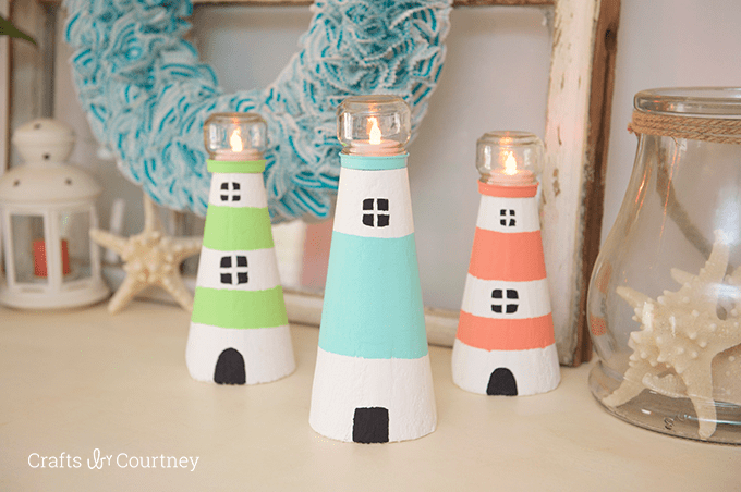 Lighthouse Craft: Easy Summer Decor Craft