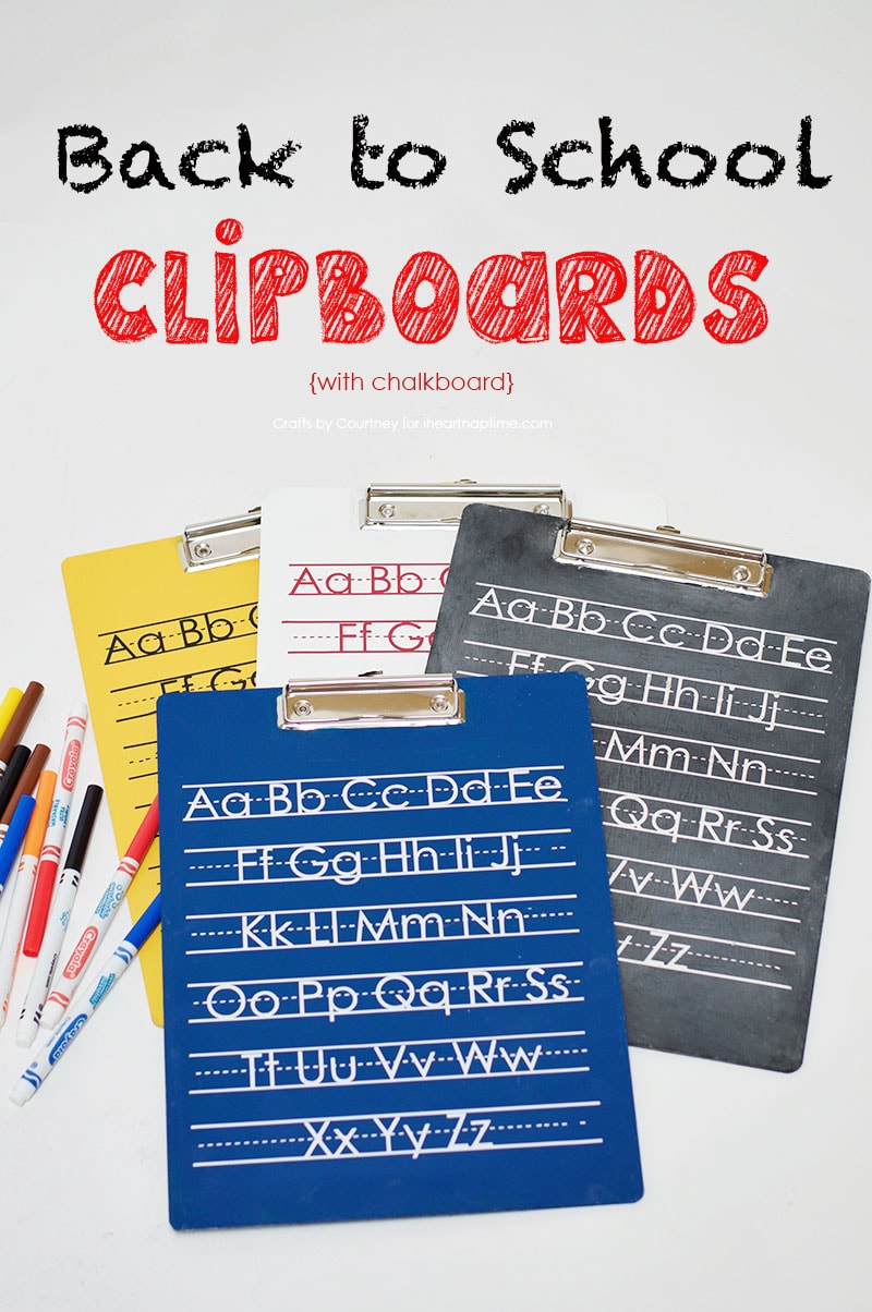 Clipboard Makeover for Back to School Gift