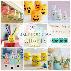 20+ Creative uses for Baby Food Jars