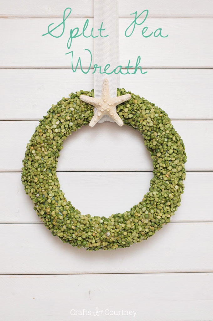 SPLIT PEA DIY WREATH CRAFT - 15+ Easy DIY Wreath Ideas