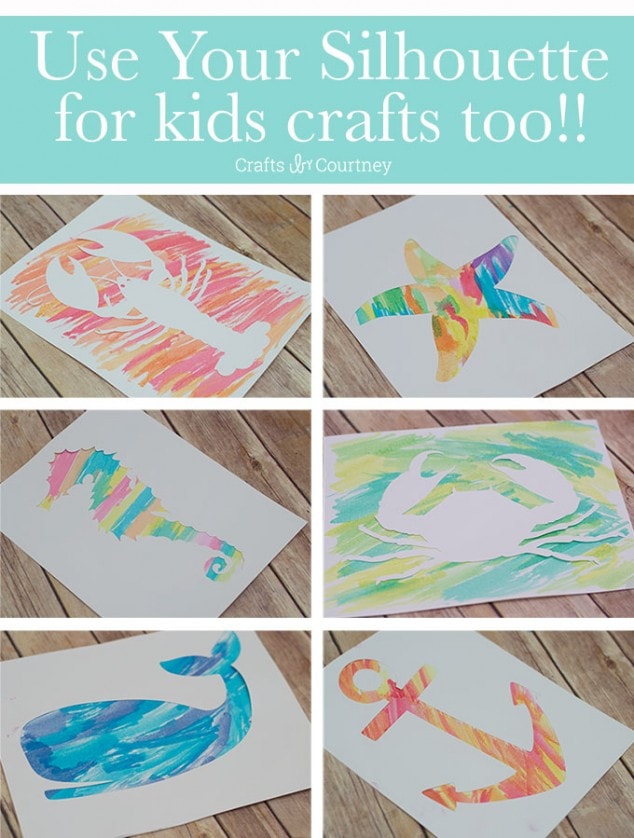 How To Kids Silhouette Craft