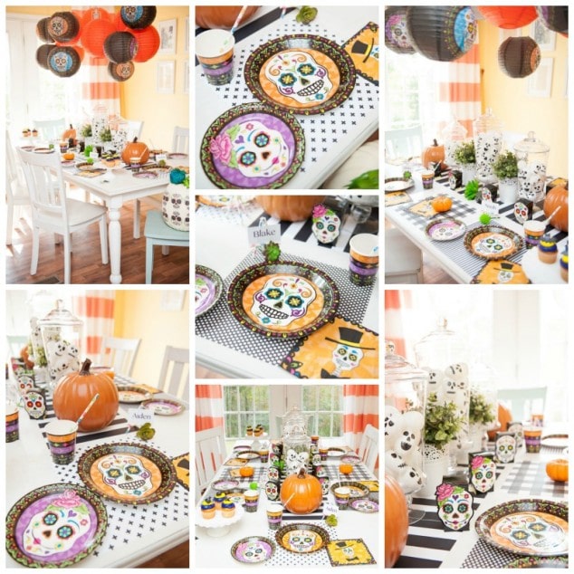 DIY Day of the Dead Halloween Party for kids or adults