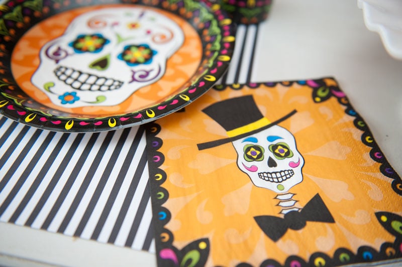 DIY Day of the Dead Halloween Party for kids or adults 