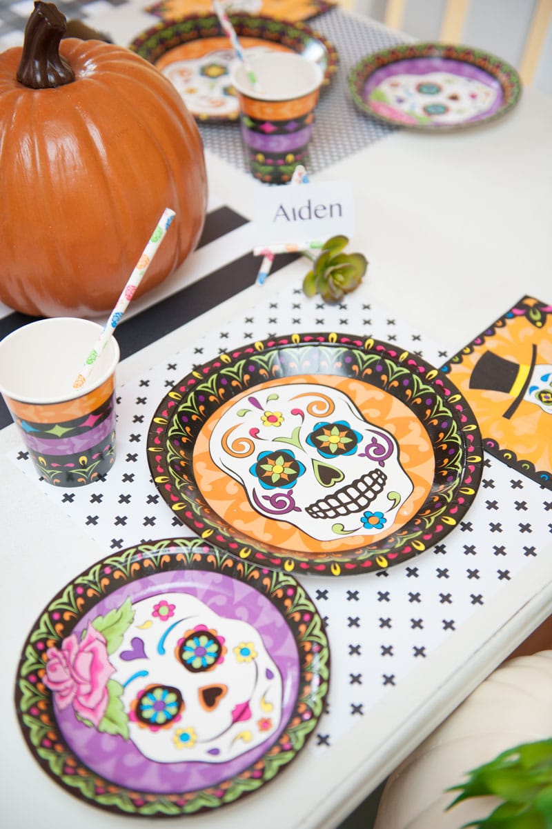 DIY Day of the Dead Halloween Party for kids or adults 