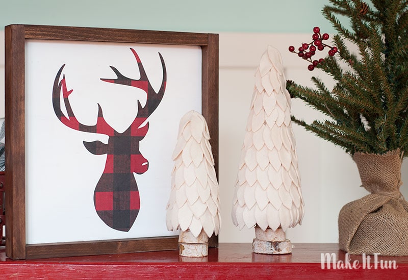 Christmas Decorations - Rustic Tree Craft