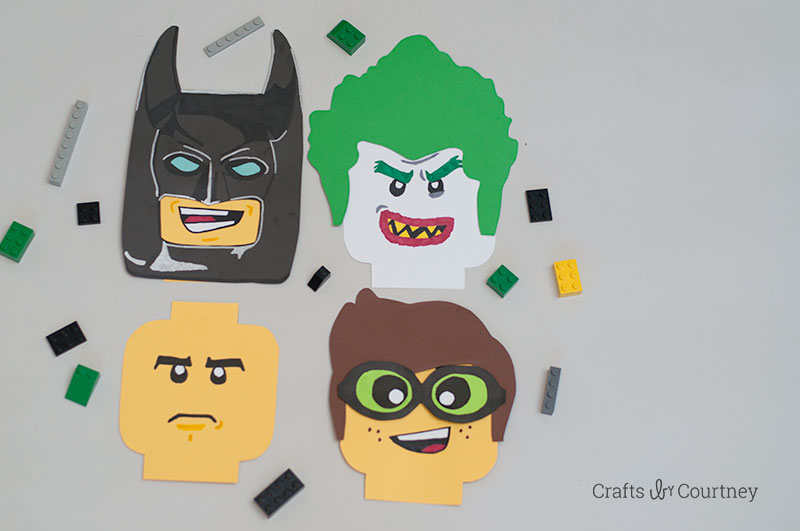 Lego Craft - The LEGO Batman Movie inspired crafts