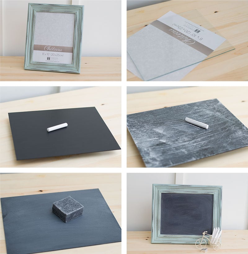 Make Your Own DIY Chalkboard from an old Window