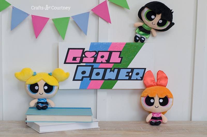DIY Powerpuff Girls Craft