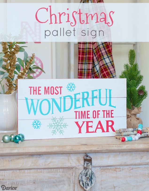 PALLET CHRISTMAS SIGN TUTORIAL