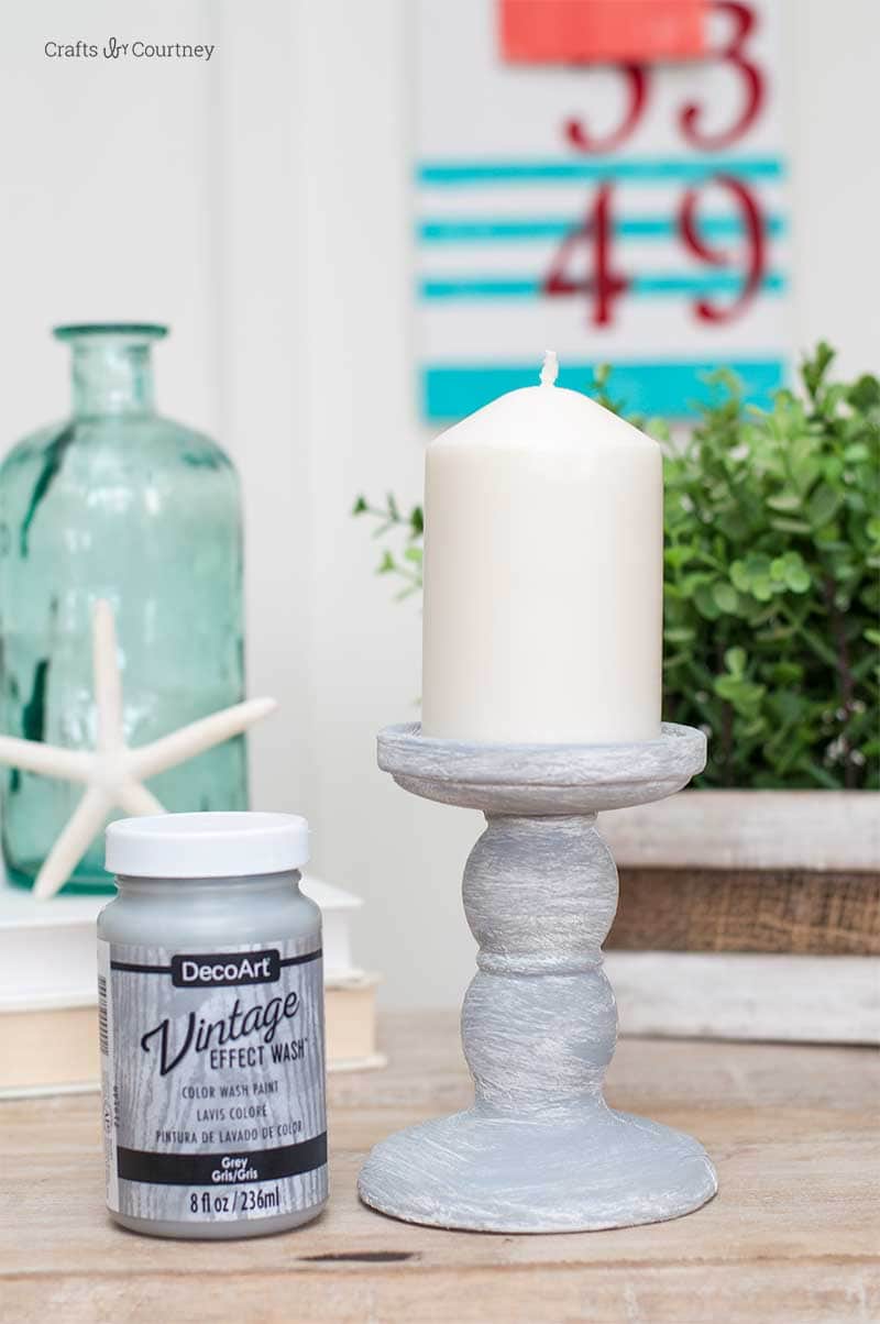 Dollar Tree Candle Holder Makeover