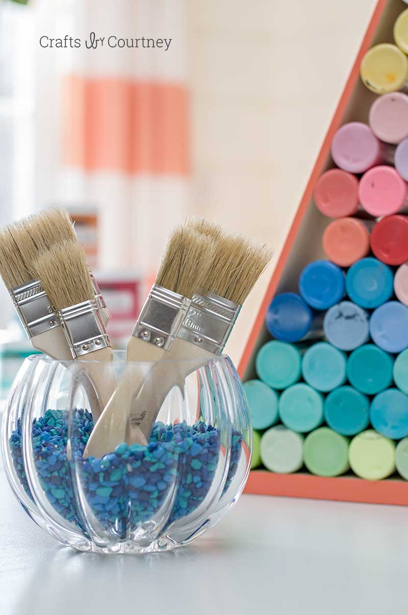 Simple Craft Paint Storage - Organizer for your craft room