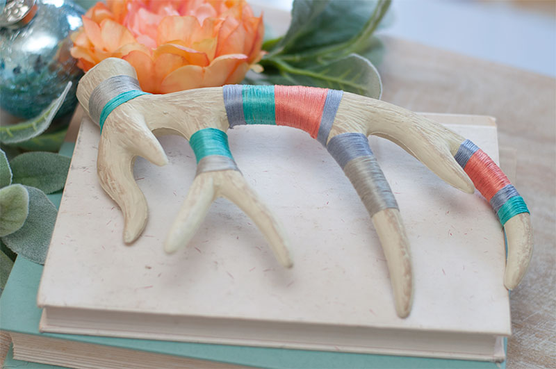 Simple How to DIY Antler Decor for Spring