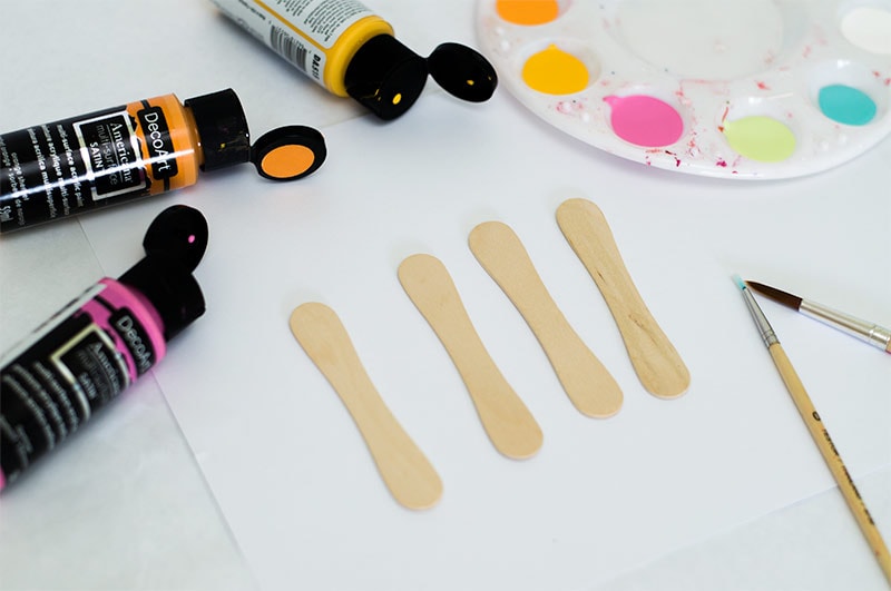 DIY Colorful Clothespin Airplane Craft