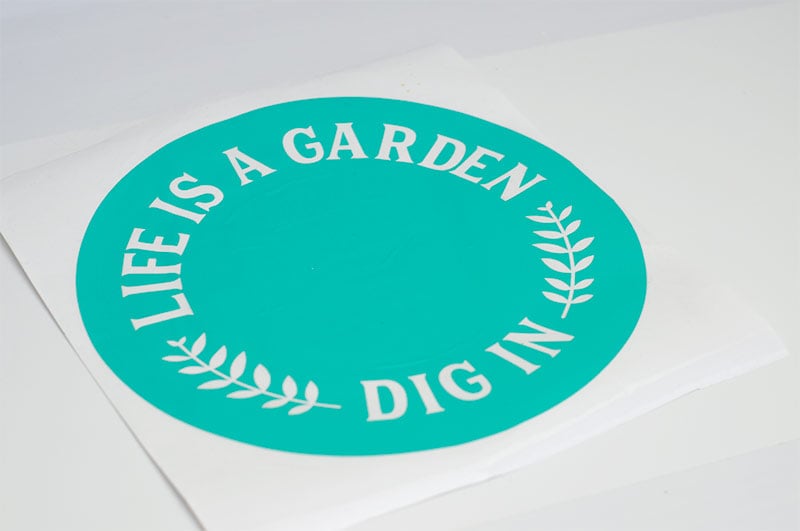 Painted Stepping Stone for your Garden