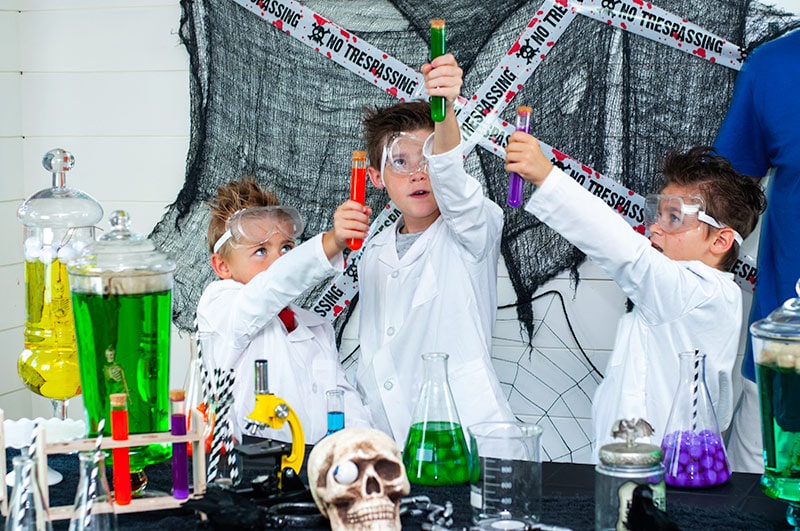 Create a fun Halloween Mad Scientist Party with Goblies