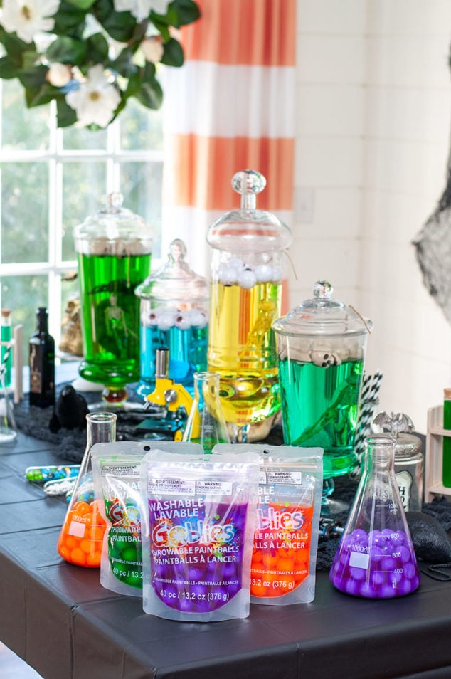 Halloween Mad Scientist Party with Goblies