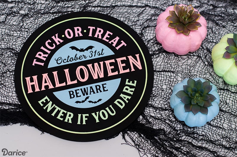 Create you own DIY Neon Halloween Sign with your Silhouette Cameo