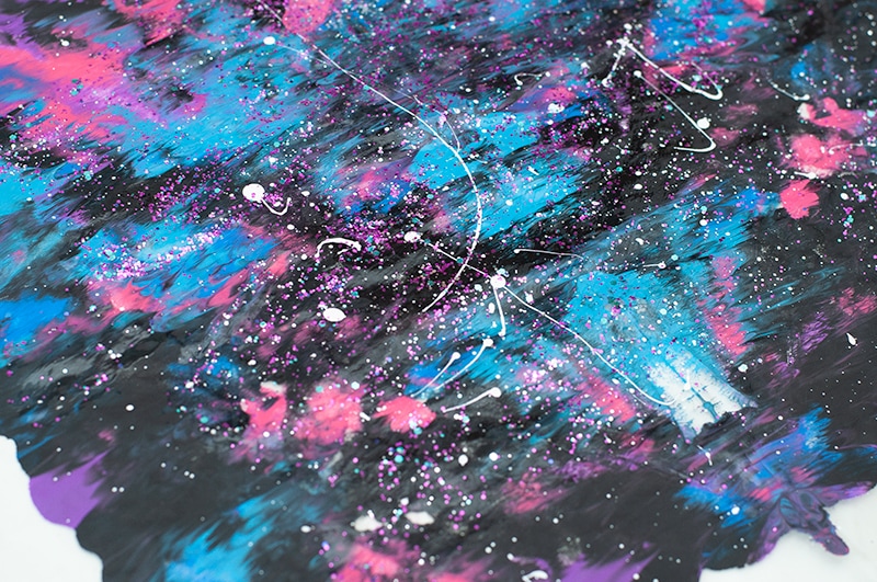 DIY Galaxy Painting Project for kids