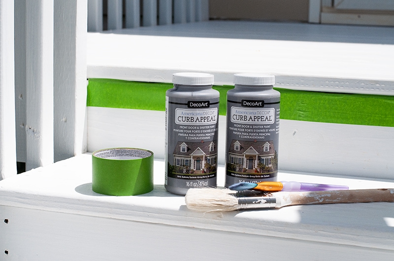Front Step Makeover with DecoArt Curb Appeal Paint