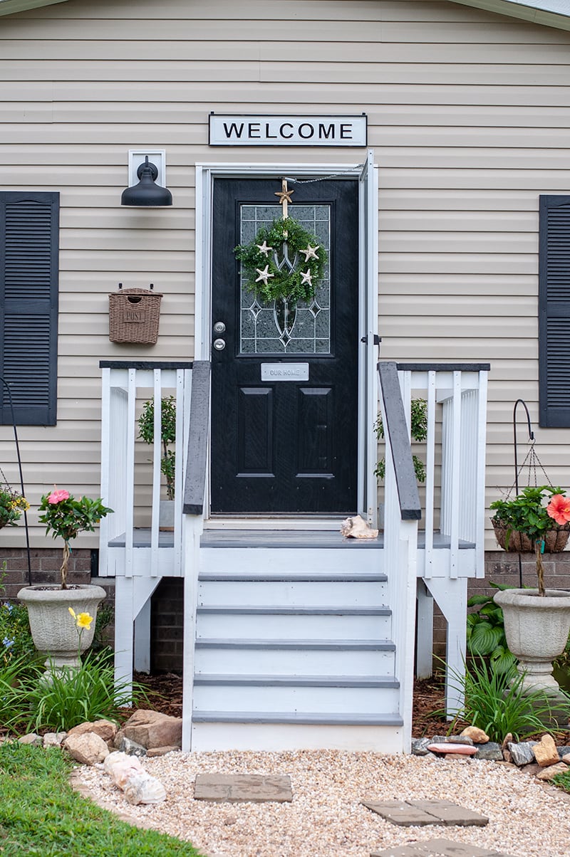Front Step Makeover - How to paint your front steps