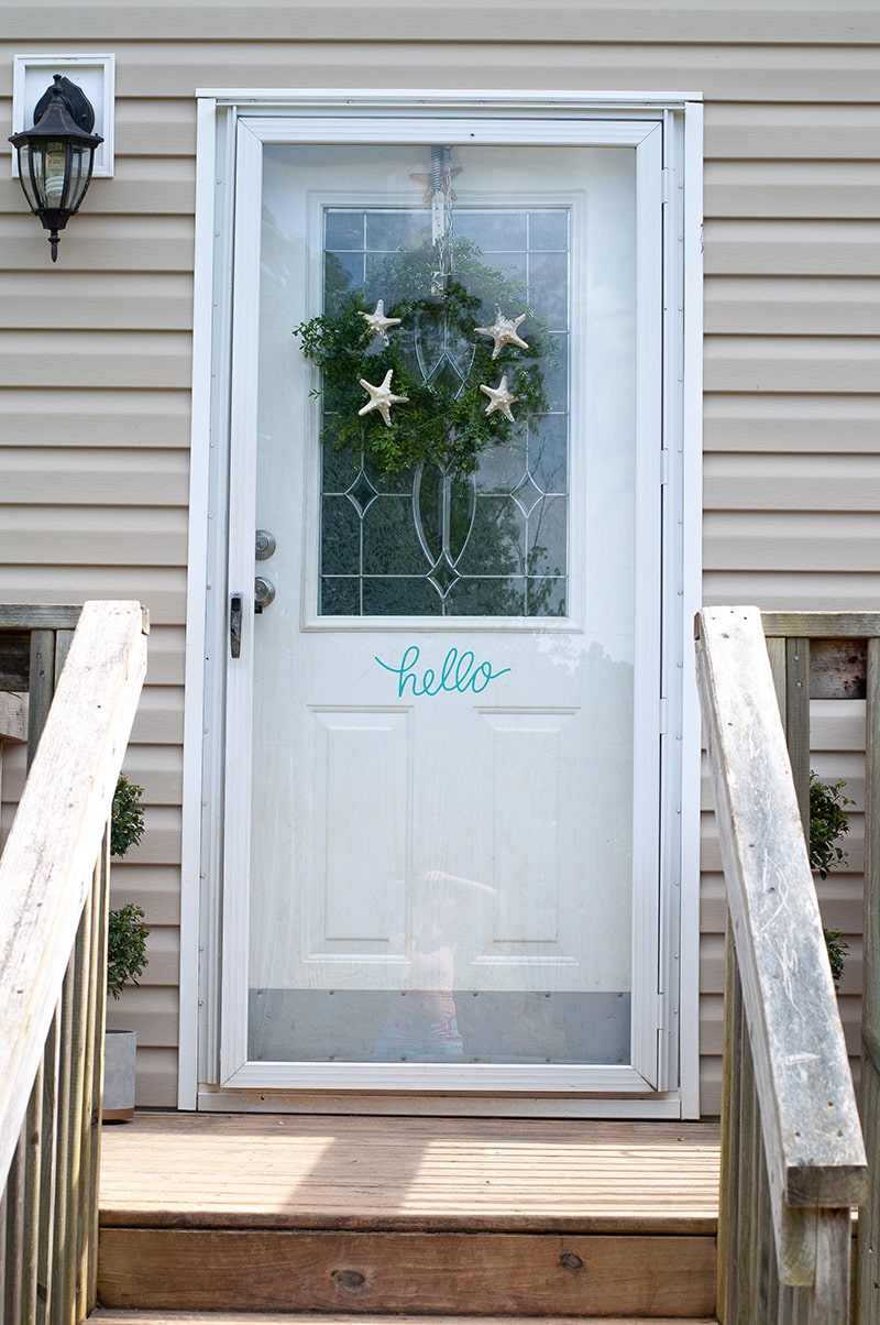 Front Door Makeover with DecoArt's Curb Appeal Paint
