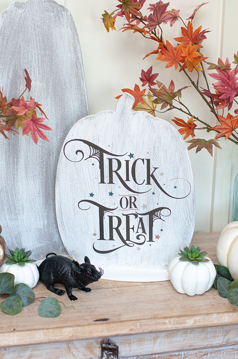 How to make a Reversible Sign for Fall