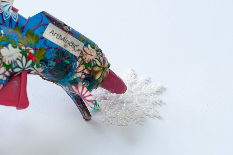 Paper Straw Snowflake Ornament
