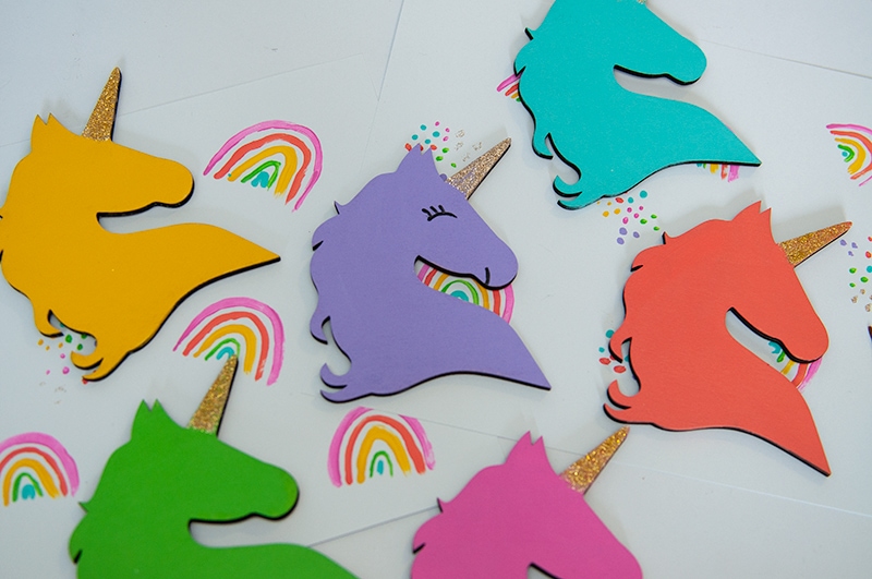 DIY Rainbow Unicorn Craft - Unicorn Party