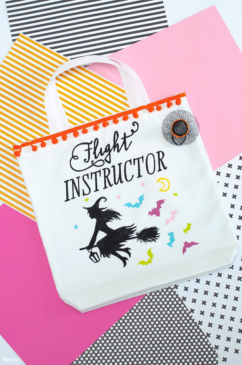 Create a DIY Halloween Tote Bag for Halloween and Trick or Treating