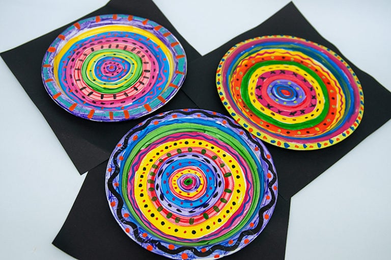How to Setup Paper Plate Painting with an Art Club