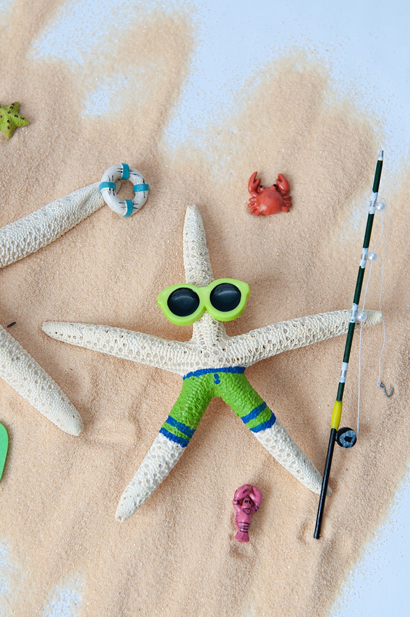 Beachy Starfish Craft - Summer Kids Craft