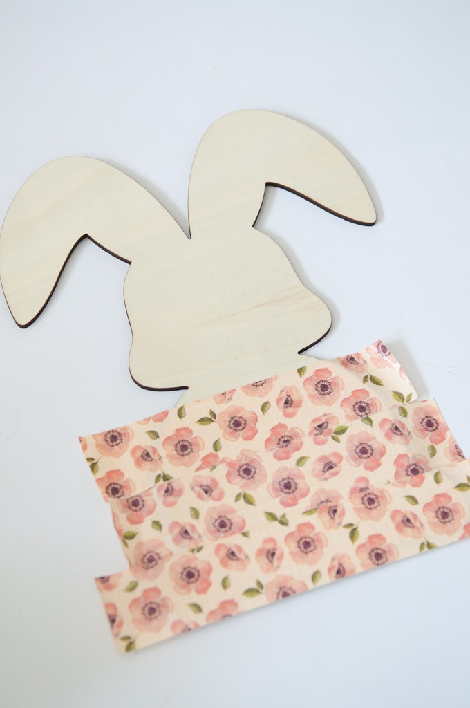 Floral Easter Bunny on Stand with Duck Tape®