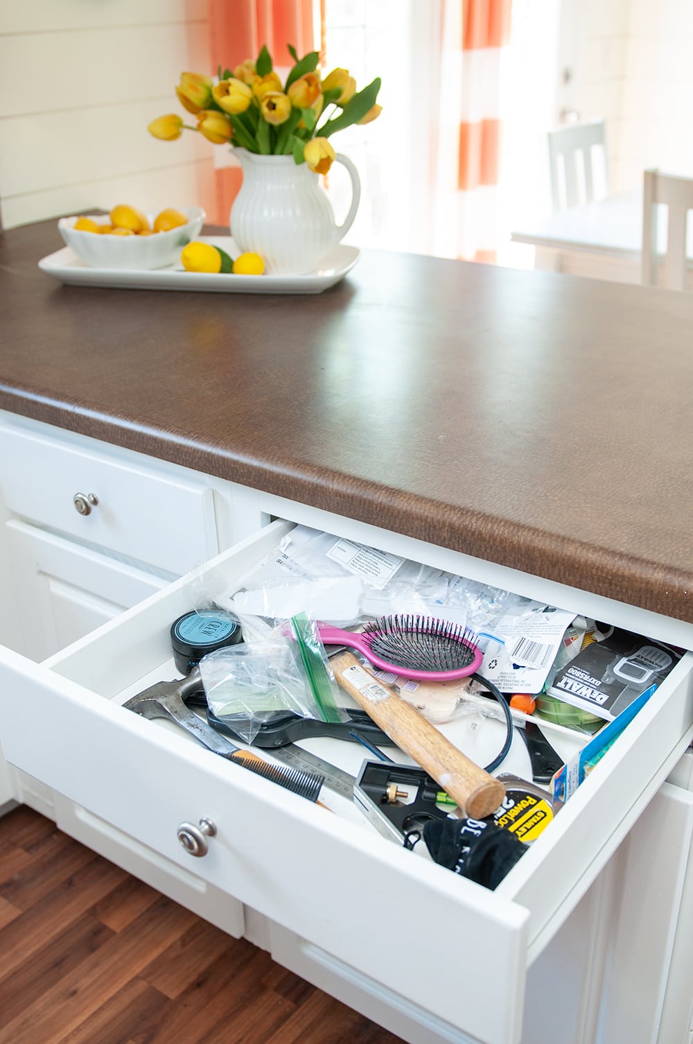 Cabinet and Drawer Liner Makeover with Duck Tape®