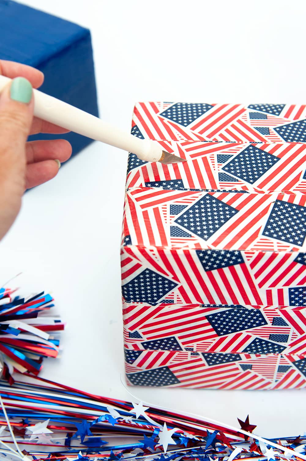 July 4th Tabletop Decor with Duck Tape®
